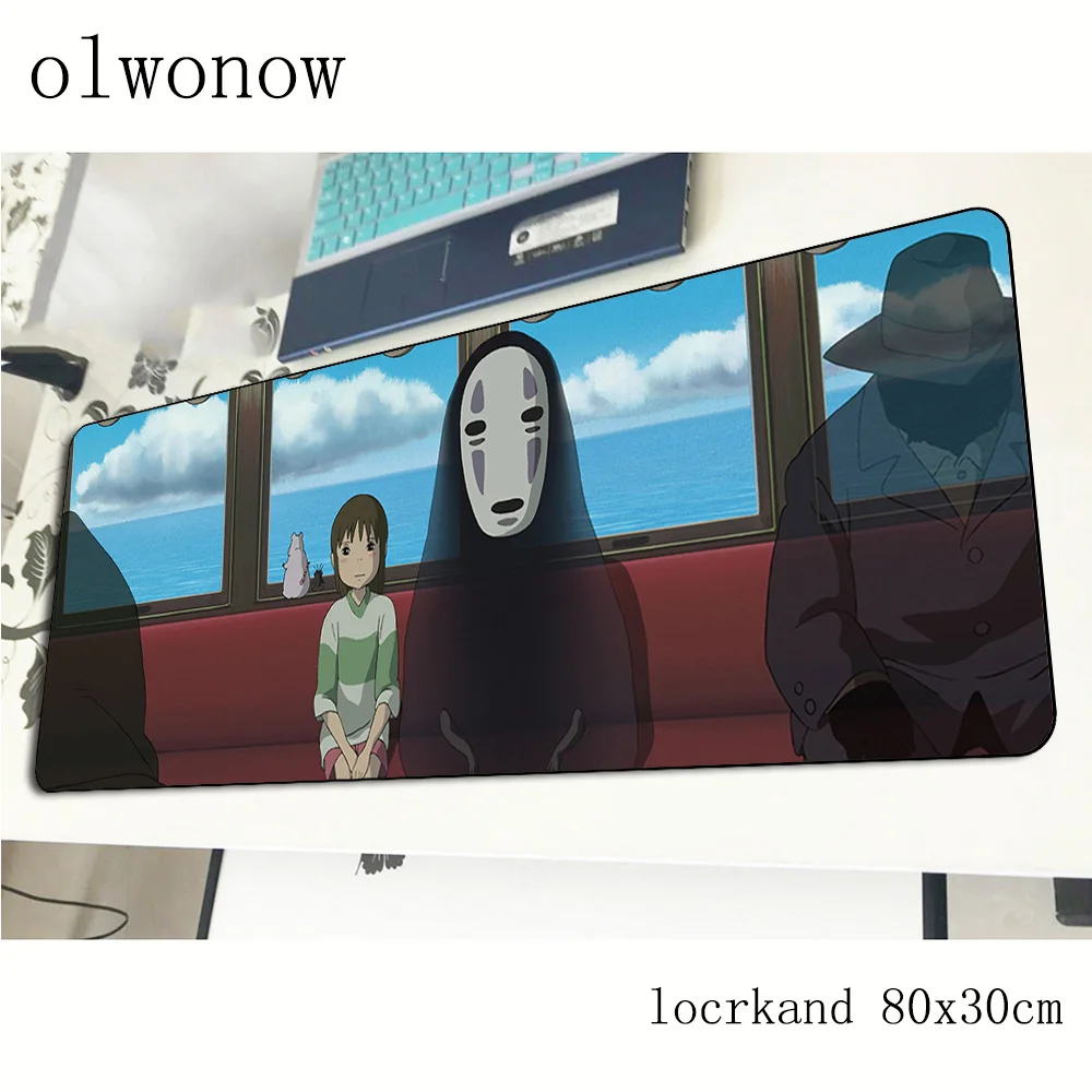 

Spirited Away mousepad 80x30cm High-end gaming mouse pad big gamer mat hot sales game computer desk padmouse keyboard play mats