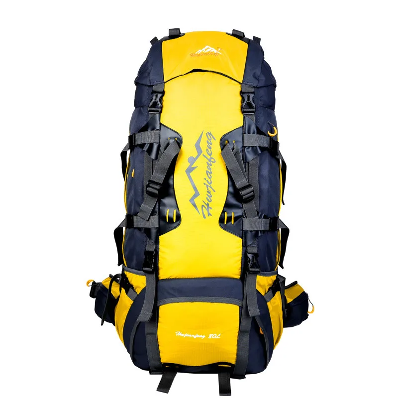 

Travel bag Large-capacity outdoor climbing backpack waterproof carrying system bag outdoor Backpack Camping 80L Hiking Bags