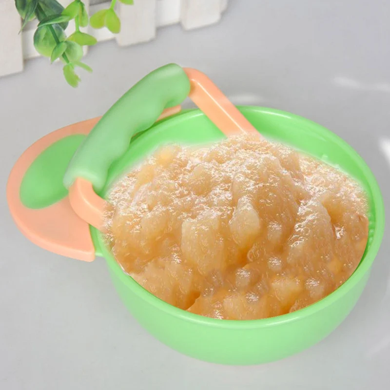 Младенческая детская еда чаша с давилкой кормушка для фруктов для детского питания Инструмент Для Кормления Чаша ручной шлифовки посуды