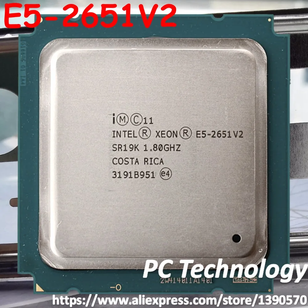 Оригинальный смартфон Intel Xeon E5 2651 V2 1 80 ГГц 12 ядер 30 МБ 105 Вт|intel xeon|xeon e5intel xeon e5 |