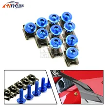 10 pieces 6mm motorcycle fairing body screws for HYOSUNG GT650R GT 650 R GT650 R GT