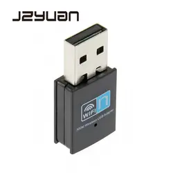 JZYuan 300 Мбит/с Wi-Fi адаптер г 2,4 г USB Wi-Fi приемник Dongle 802.11b/n/g Ethernet Сетевая карта для ноутбука компьютер настольный usb Wifi