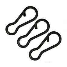 Maxway нержавеющая сталь матовый черный Гавайский оснастки карп рыбалка оснастки 1