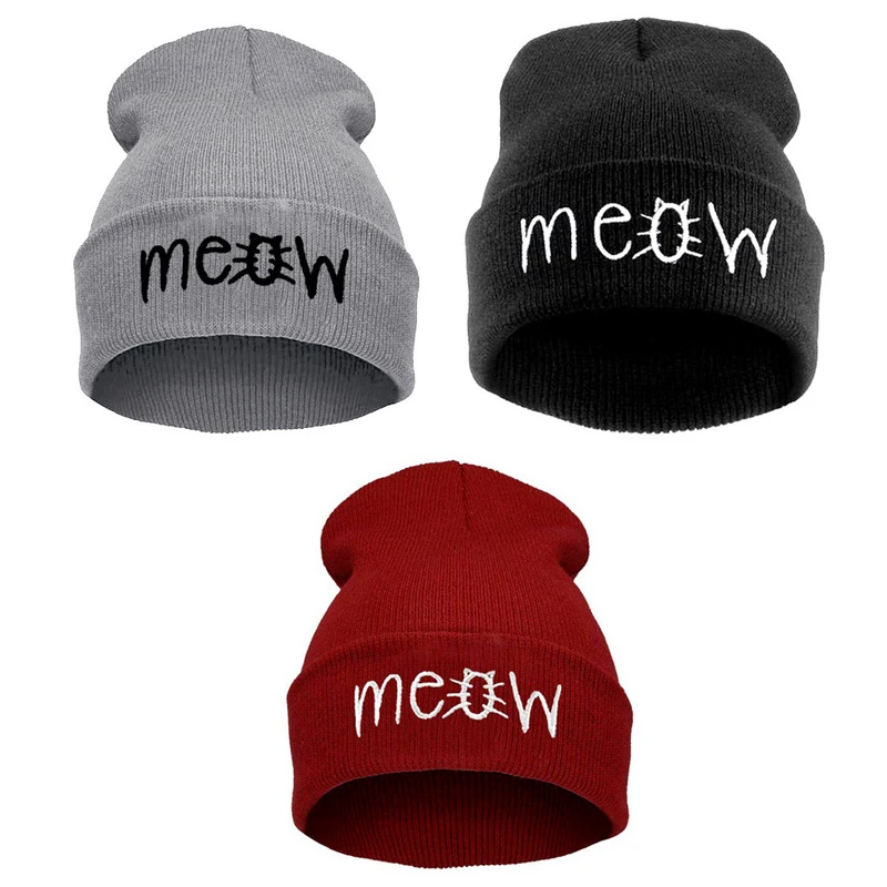 

1PC Unisex Hats For Women Female Winter Hats For Men Hat Knitting Beanie Cap Bonnet Femme Male Hiphop Cap Skullies Beanie Hat