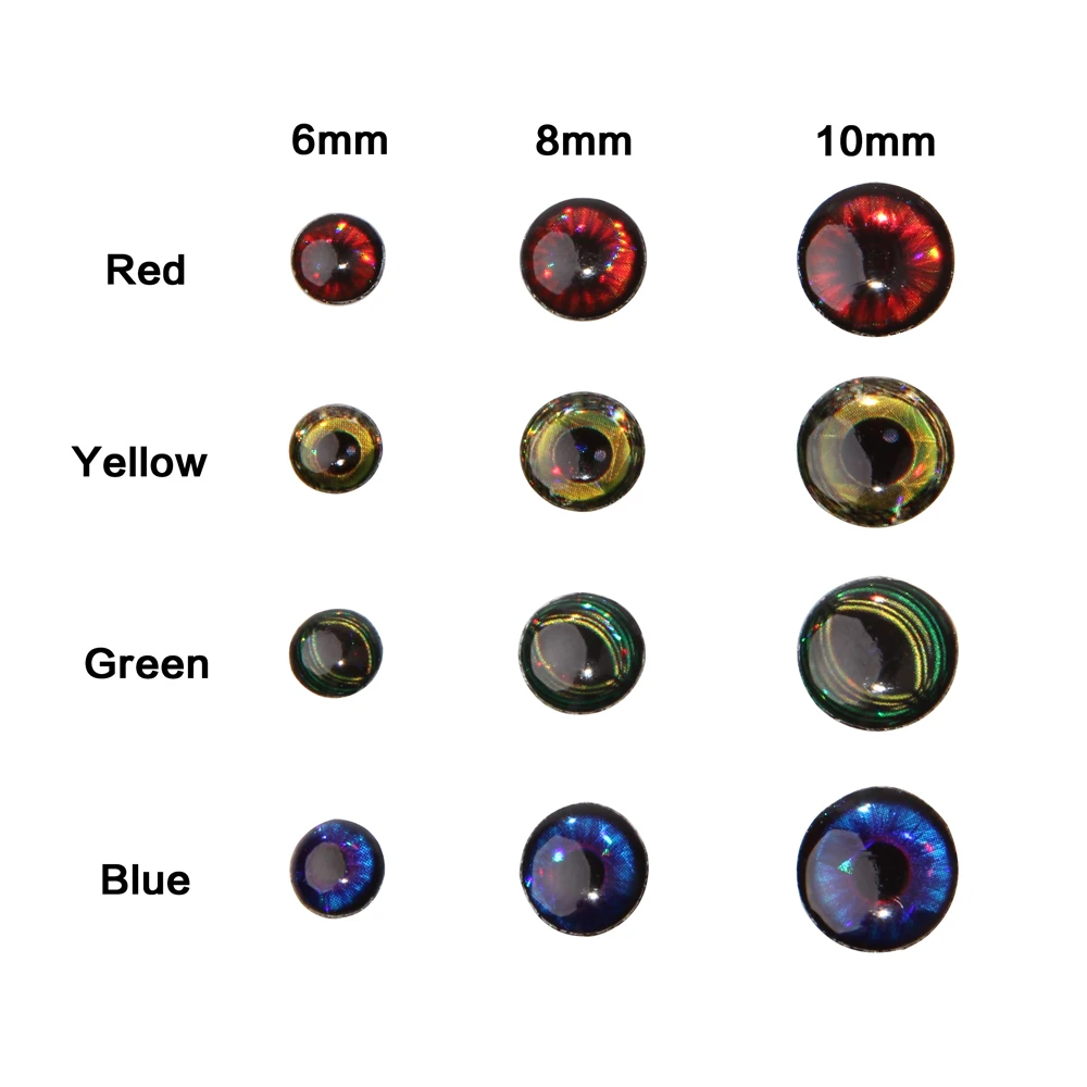 72 Pcs 5D الصيد عيون جذابة Fly ربط المواد الثلاثية الأبعاد الاصطناعي عين السمكة الصيد اكسسوارات ملصق 6mm 8mm 10mm 72 Pcs 5D الصيد عيون جذابة Fly ربط المواد الثلاثية الأبعاد الاصطناعي عين السمكة الصيد اكسسوارات ملصق 6mm 8mm 10mm