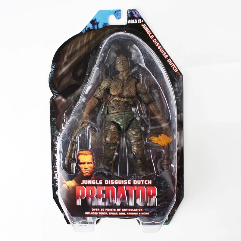 Инопланетянин NECA VS Predaors, фигурка, вода, появление, случай, голландские джунгли, маскировка, Голландская Коллекционная модель, игрушки