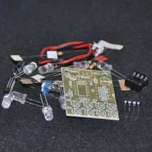 LM358 DIY Electronic KIT 5mm 8 Blue LED LM358 Breathe Breathing Indicator Light Emitting Diode Lamp Trousse Kit DIY Module 12v