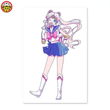 Картина по номерам художественная краска по номеру Длинные розовые волосы Сейлор Мун цифровая живопись DIY милая, милая, как, рисование на ткани b