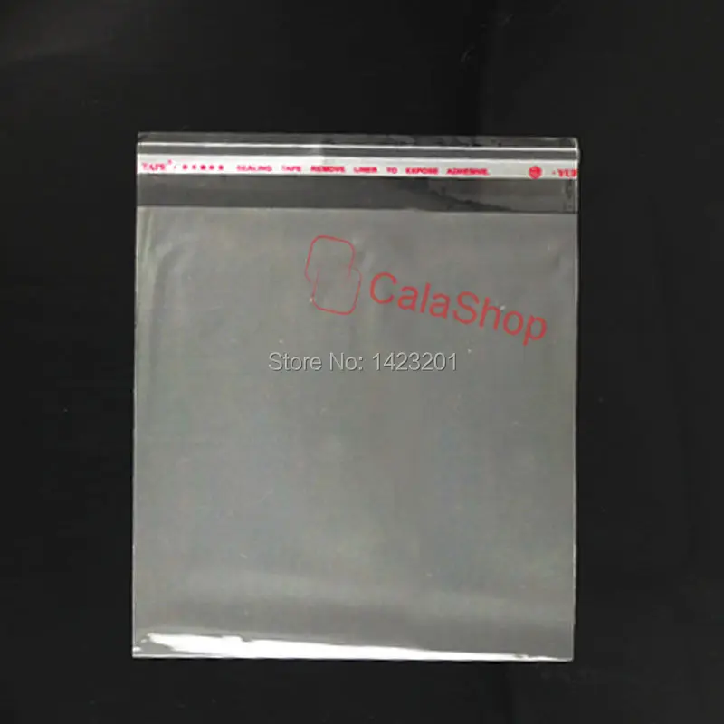 

100 pcs / Lot CD DVD R Disc Case Holder Storage Plastic Wrap Sleeves Bags Clear