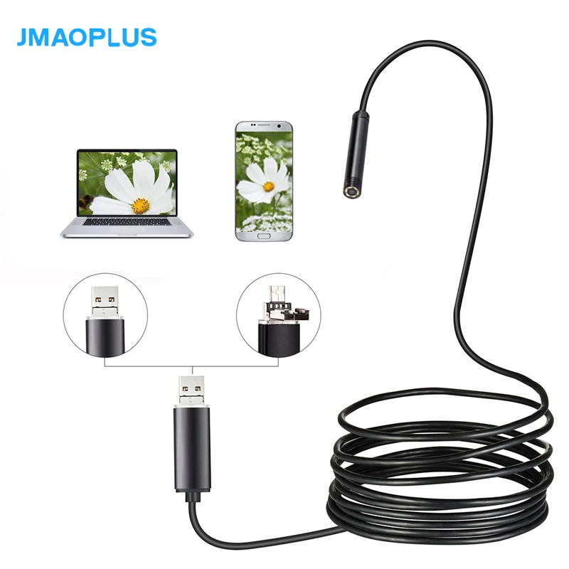 

720P Endoscope 8mm Mini Cable Camera Usb Endoscope Camera Usb Endoscope High Quality For Windows & Macbook PC Android
