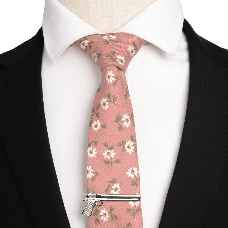 Mode 6 CM Schlank Mens Ties Set Hisdern Krawatte Baumwolle Herren Krawatten Krawatten Mens Zubehör 2019