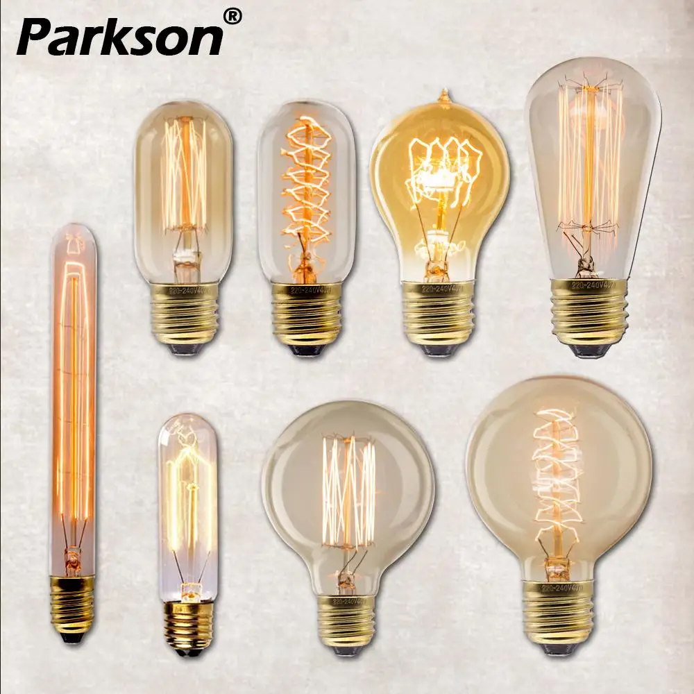 Edison Bulb E27 Retro Lamp 220V Lampada Ampoule Vintage Bulb Edison Lamp Incandescent Filament Light Bulb For 40W Home Decor