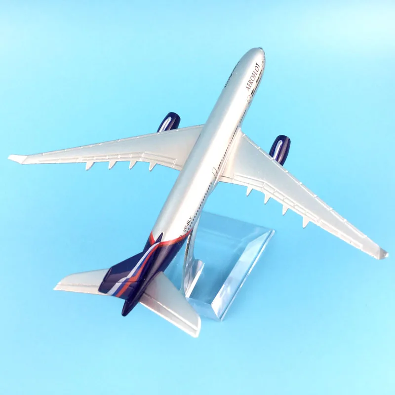 AIR PASSENGER PLANE AEROFLOT 16CM A330 AIRCRAFT MODEL MODEL PLANE SIMULATION 16CM ALLOY CHRISTMAS TOYS GIFTS CHILDREN 6