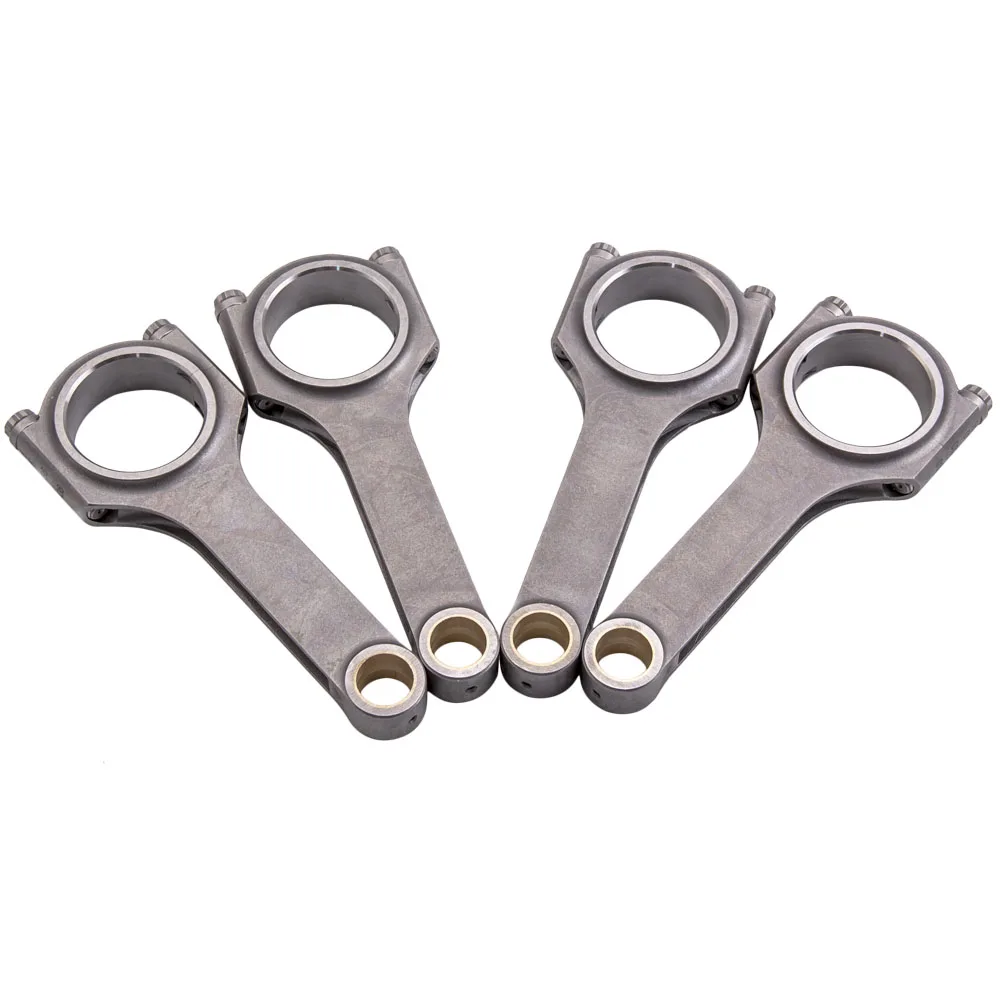 4pcs Connecting Rod Conrod for Mazda MX5 1.6 16v Miata 1.8 4340 H Beam Con Rods Pleuel Bielle
