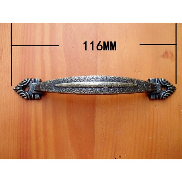 1Pcs Retro Iron Kitchen Drawer Cabinet Pin Handle Vintage Furniture Knobs Antique Wooden Box Case Cupboard Pin Pull Mini Handles