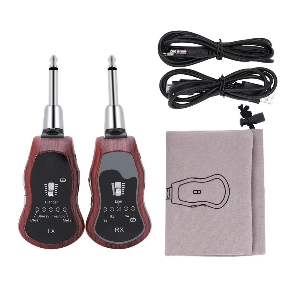 

K380C Portable Wireless Effector Transmitter Receiver for Electric Guitar Practicing
