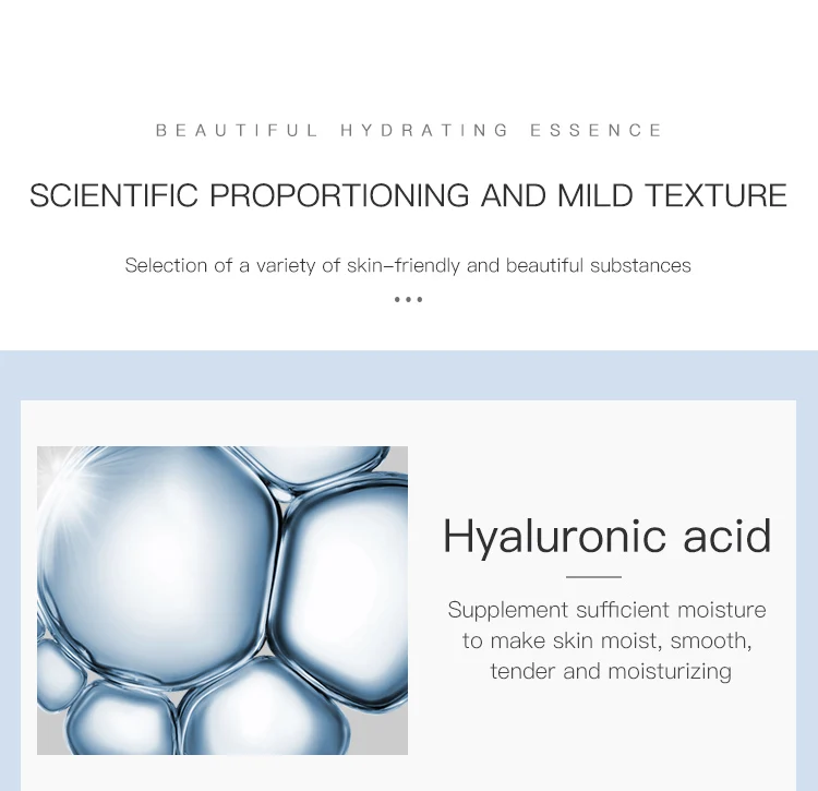 Private label OBO cosmetic Images skin care anti aging essence hyaluronic acid face serum