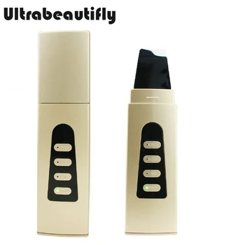 

Galvanic Ion Nutrient Infusion Ultrasonic Skin Scrubber Spatula Microdermabrasion Peeling EMS Stimulation Face Lifting Machine