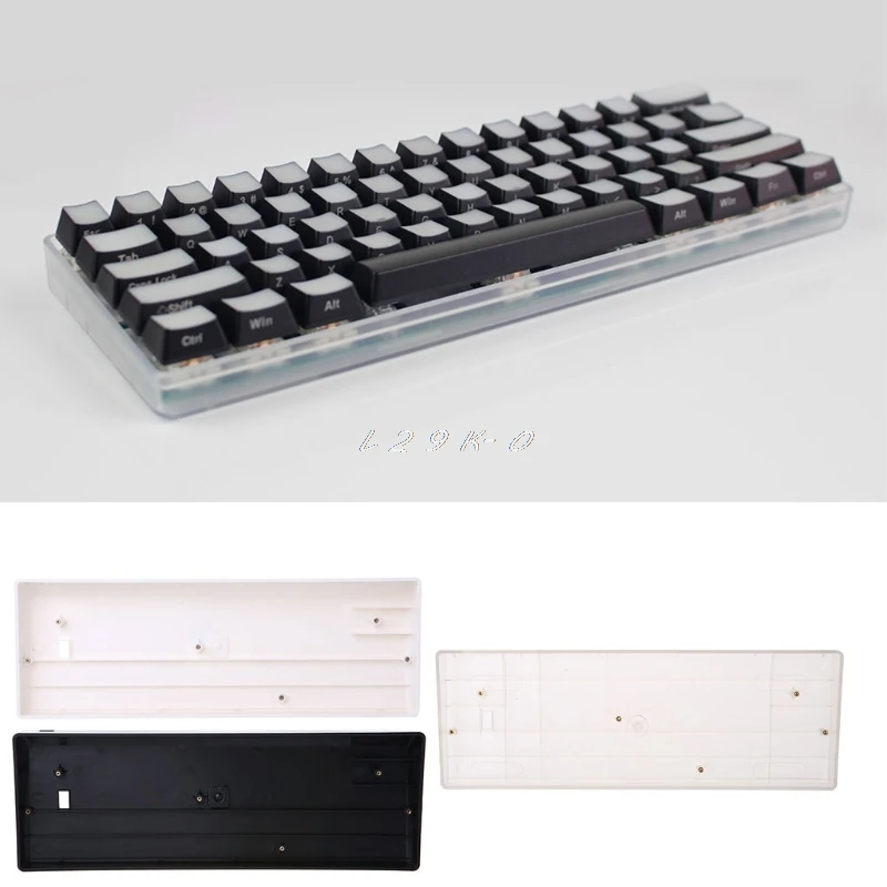  GH60 Compact Keyboard Base Seat 60% Keyboard Poker2 Plastic Frame Case