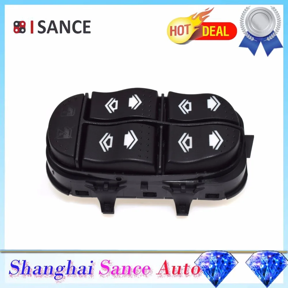 ISANCE Front Left Electric Power Window Switch Fensterheber Schalter 11 pins 2M5T14A132DB 55105453EU For Ford Focus I DAW DBW | Автомобили