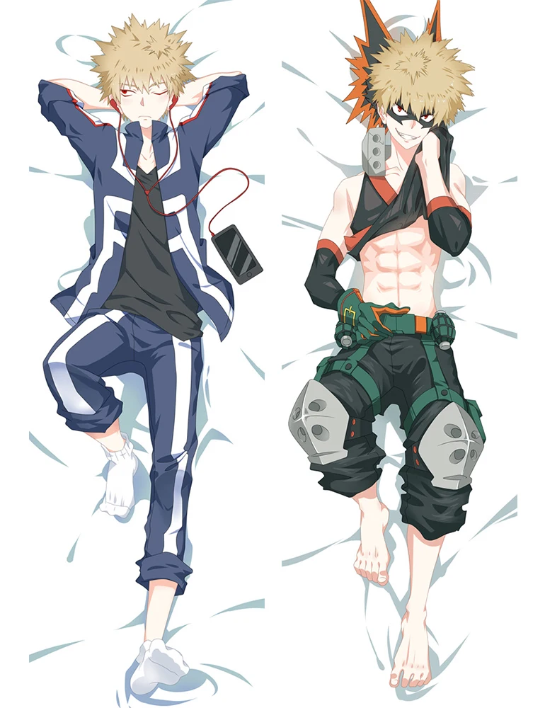 

105x40cm &150x50cm My Hero Academia Pillow Case Katsuki Bakugou Izuku Midoriya Pillow Case Cover Dakimakura Cushion Hugging Body