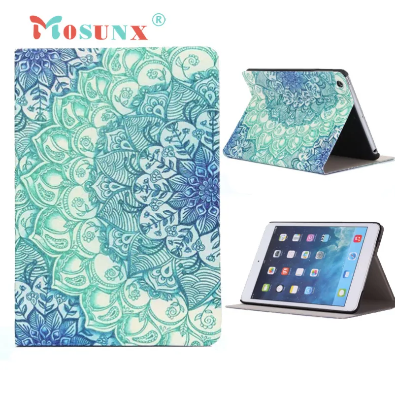 

mosunx Hot selling Mosunx Gifts Floral Pattern Flip Stand Leather Case Cover For iPad Mini 1 2 3 Retina 1pc