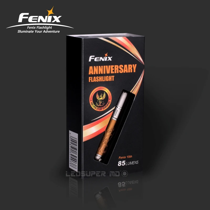 

Extremely Limited Edition Fenix 15th Anniversary Flashlight with Free AAA Battery