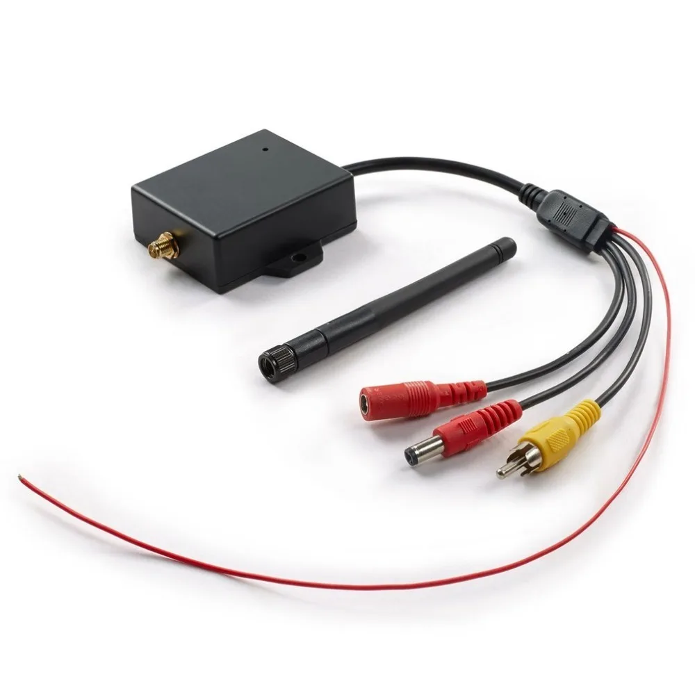 2,4G беспроводной видео передатчик приемник комплект для автомобиля камера заднего вида обратный резервный стабильный сигнал беспроводное соединение