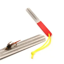 Высокое качество рыболовный аксессуар двухсторонний рыболовный крючок точильный мух канавки точилка рыболовные крючки точилка точильная шестерня