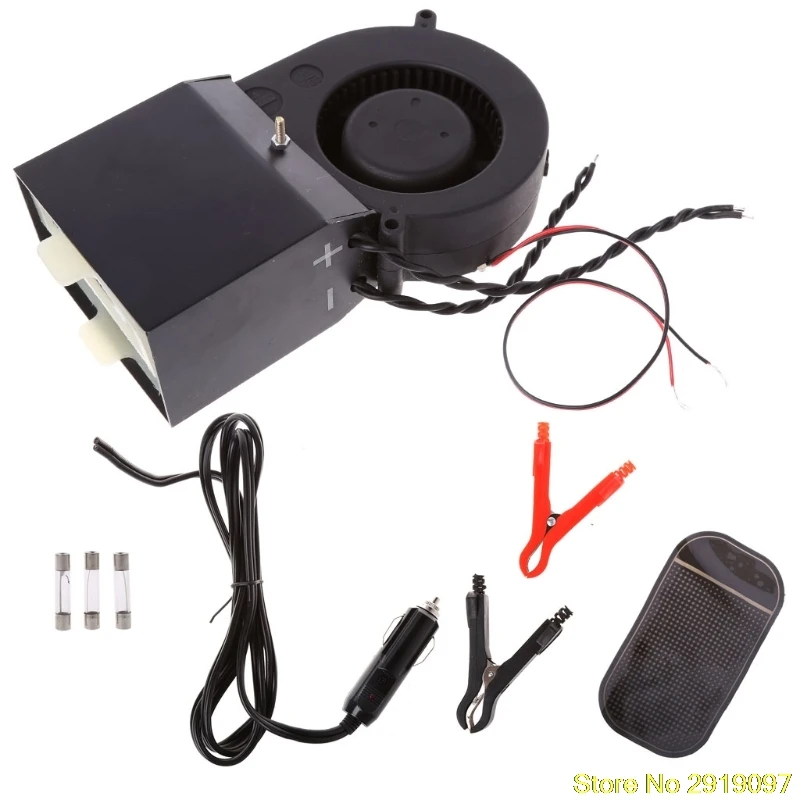 

New Arrive 350W 500W PTC Ceramic Car Heating Heater Hot Fan Defroster Demister DC 12V Drop Shipping Support