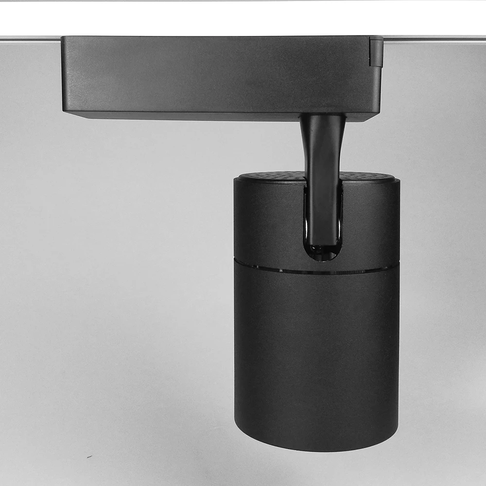 Track Lighting Rail Spotlight 30W Black White Clothing Shop Windows Showrooms Store COB Track Rail LED Track light Rail Spot (6)