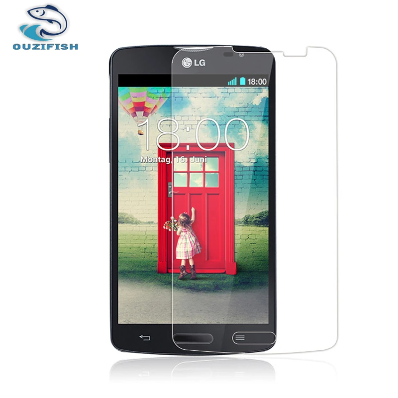 

OUZIFISH Tempered Glass for LG L90 LG D405 Screen Protector 9H 0.3mm 2.5D Explosion Proof Protective Film for LG L90 D405 Glass