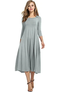 Женское винтажное платье из хлопка и льна, повседневные свободные однотонные длинные драпированные платья размера плюс 2XL 3XL, Платья для вечеринок больших размеров - Цвет: gray