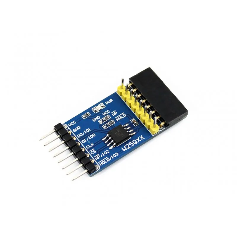

W25QXX DataFlash Board Serial DataFlash Module Support Standard/Dual/Quad SPI & QPI with W25Q128FV Onboard