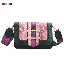 Crossbody Bag For Women Fashion Snake Skin PU Leather Shoulder Bag Female Chain Messenger Bag Samll Flap Bags Bolsas Feminina Crossbody Bag For Women Fashion Snake Skin PU Leather Shoulder Bag Female Chain Messenger Bag Samll Flap Bags Bolsas Feminina