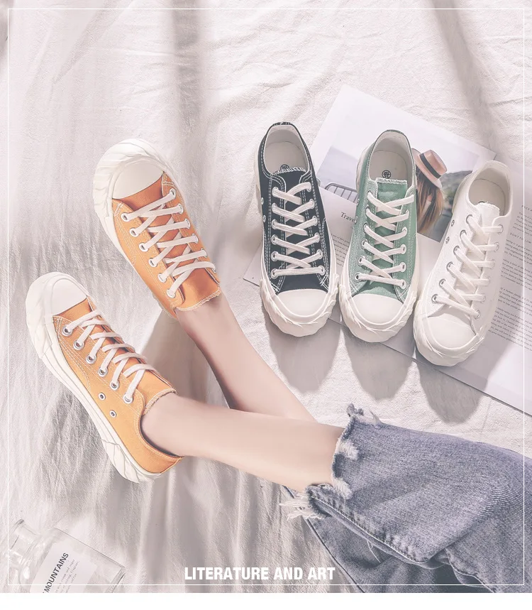 À Lacets Grande Décontractées Rond Baskets Arrivent Solide Taille Femmes Classique Plus Nouveau 44 Toile 43 Bout BdCeorx