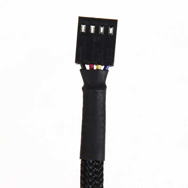 5pcs 4 Pin PWM Fan Connector Computer Case Extension Power Cable for CPU for Computer Case Fan pwm fan expansion cable