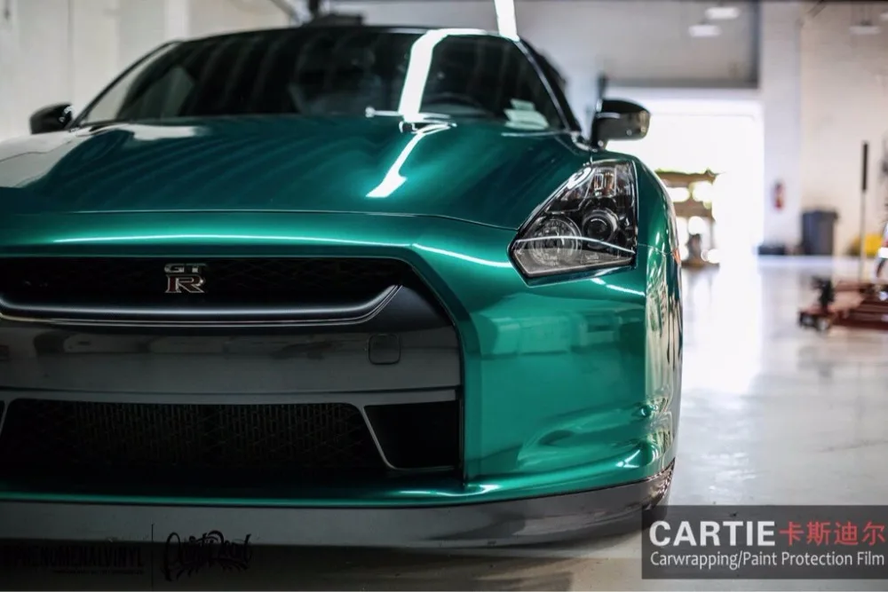 Emerald Green Gloss Metallic Car Wrap Styling With Candy Glossy Air Bubble Free Full Car Covering Foil Protwraps 1 52x20m Roll Car Wrap Car Stylingcar Foil Aliexpress
