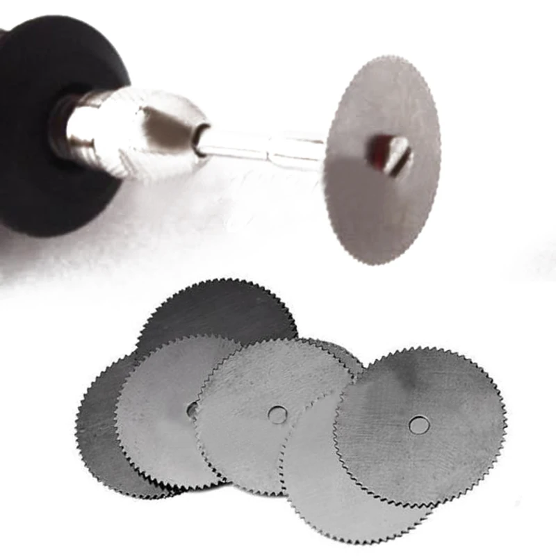 10Pcs/set 22/25mm Disc Wheel Cutting Blade Wood Saw Drill Rotary Tools Accessories