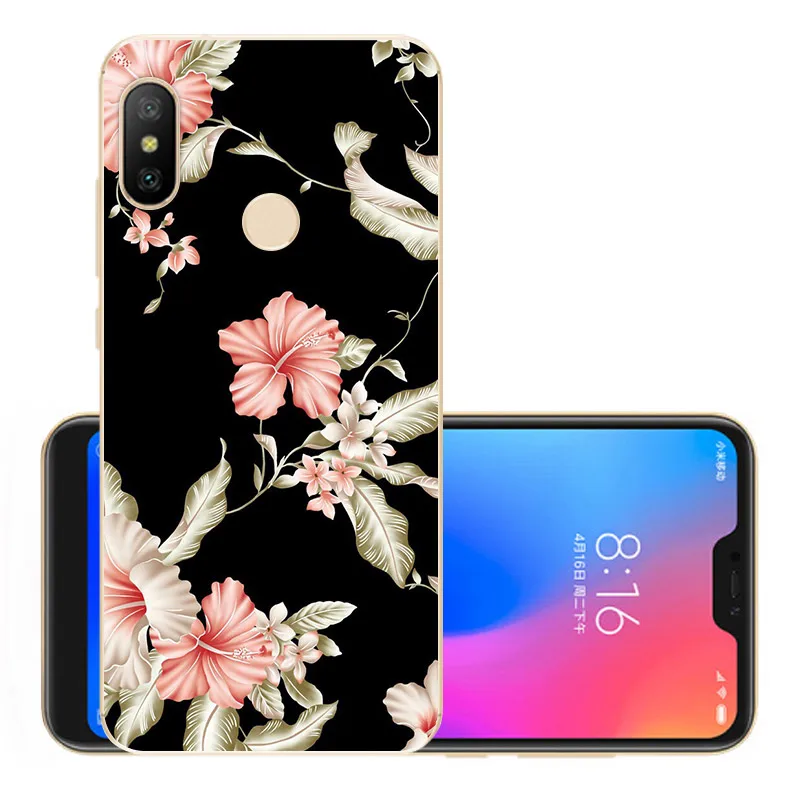 Untuk Xiao Mi Mi A2 Lite Silicone Case untuk Merah MI 6 Pro Ponsel Lembut TPU Back Cover 5.84