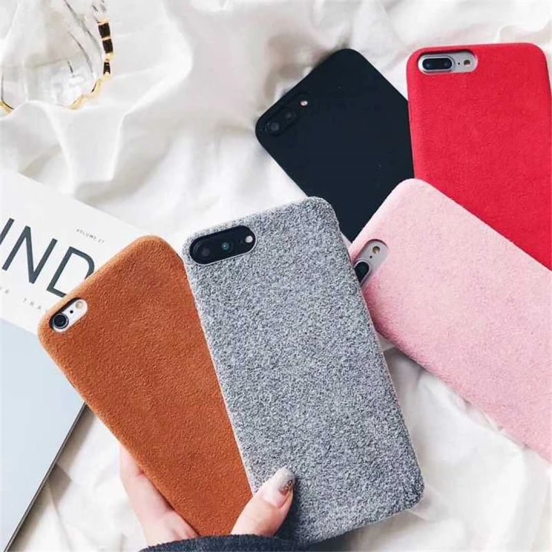 Aoweziic Winter Warm Plush Phone Case For iPhone X XR XS MAX 6s Plus Flannel Furry Fur Soft TPU Back Cover Cases Coque 7 8 Plus Aoweziic Winter Warm Plush Phone Case For iPhone X XR XS MAX 6s Plus Flannel Furry Fur Soft TPU Back Cover Cases Coque 7 8 Plus