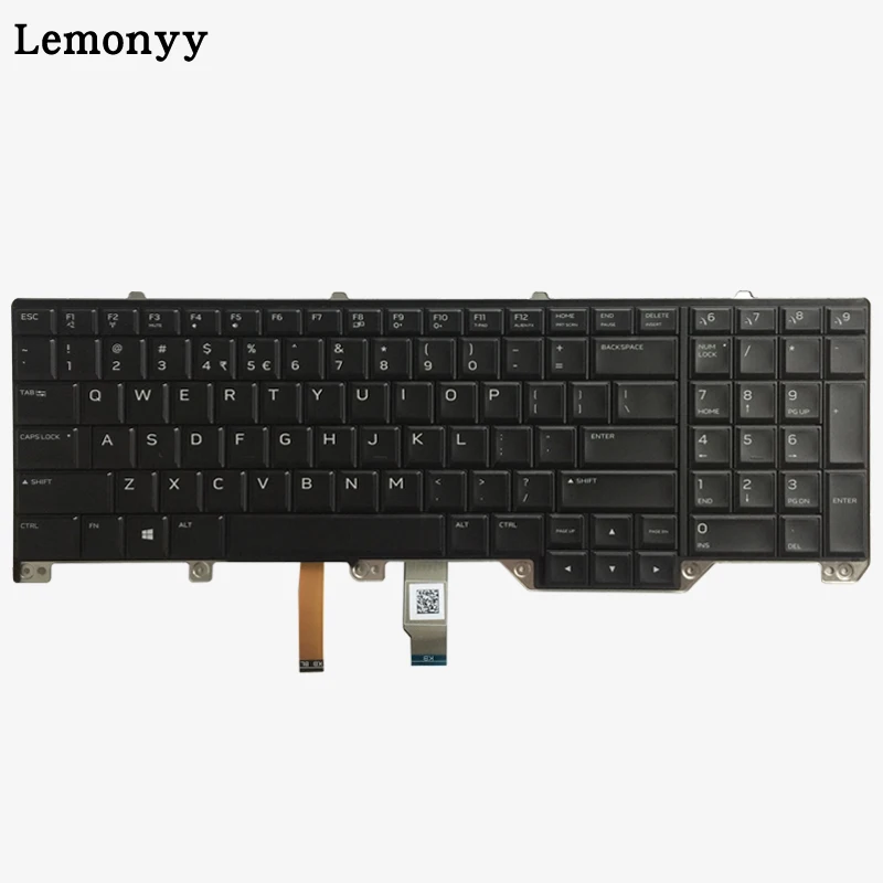  US keyboard for DELL Alienware M17 17 R4 R5 laptop Keyboard with Backlit 0ND5TJ PK1326T1B01