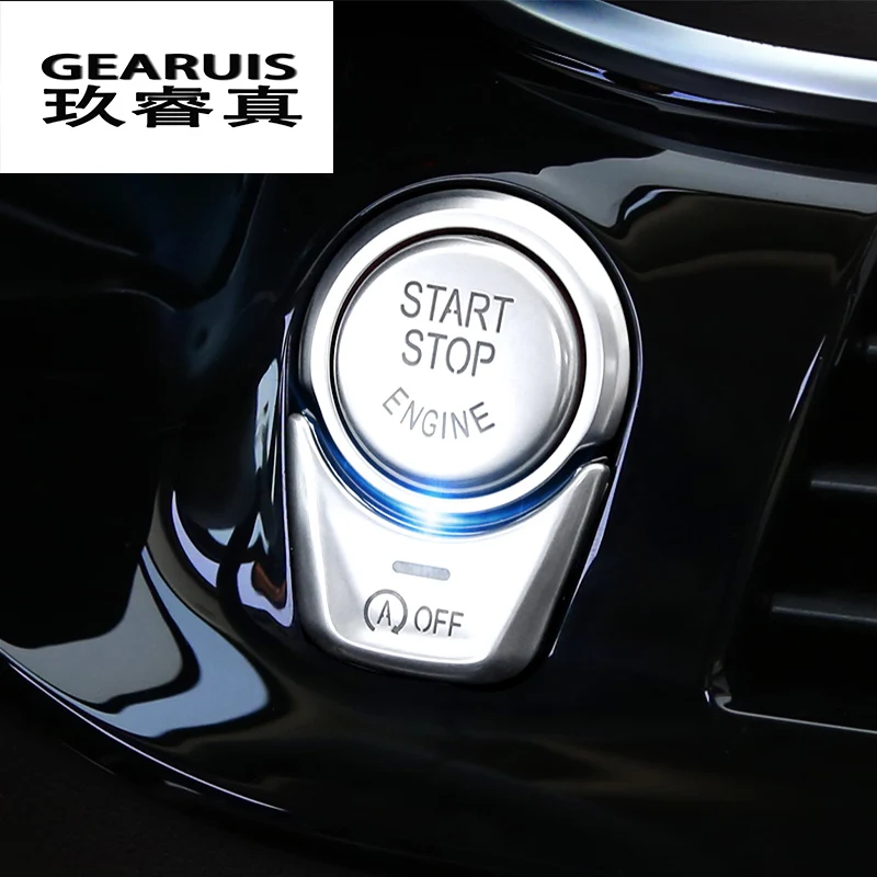 Car styling ENGINE START STOP switch button Covers