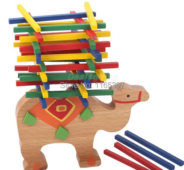 Kids Educational Toys Camel Wooden Balance Game Montessori Blocks-1