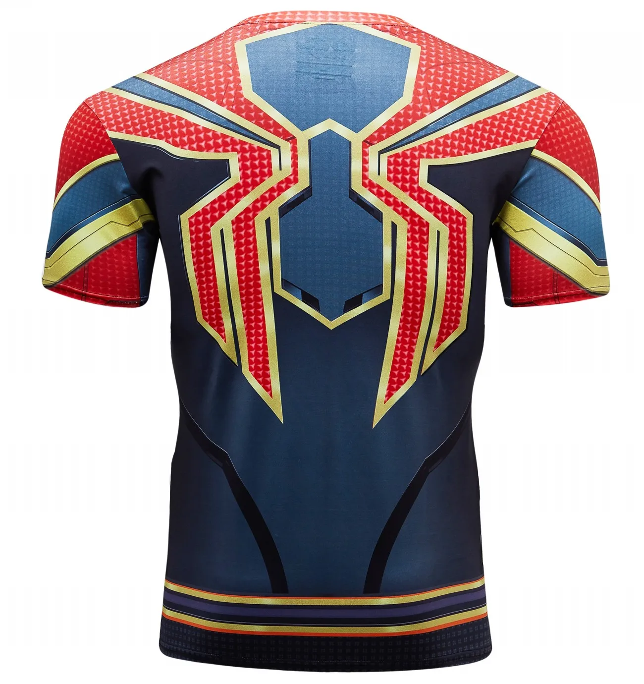 Мужская спортивная футболка для фитнеса, мужская рубашка с супергероем компрессионное пасхальное ролевое платье, праздничная вечеринка, Человек-паук, цифровая печать
