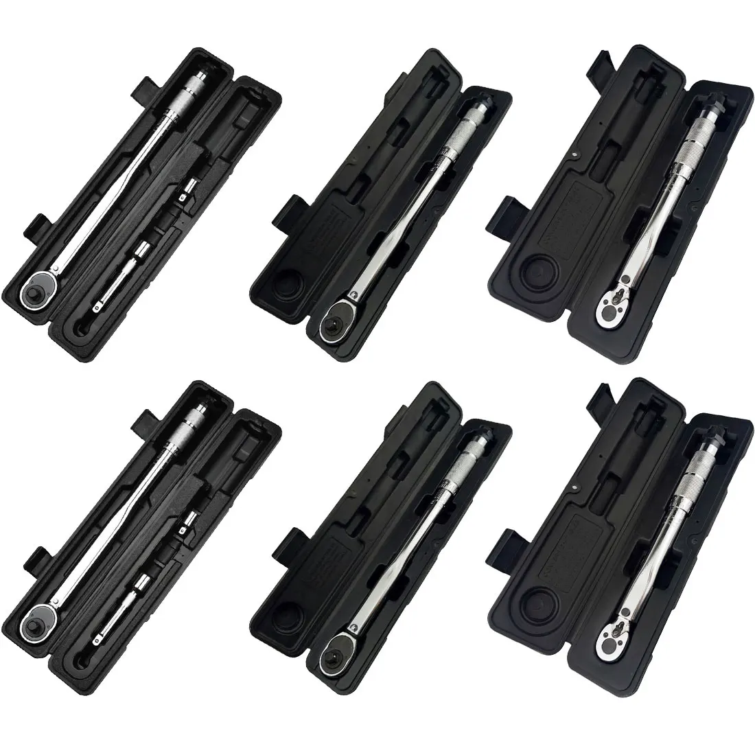 

Adjustable Torque Wrench 1/4 3/8 1/2 Square Drive 5-210N.m Two-way Precise Ratchet Wrench Repair Spanner Key Hand Tools