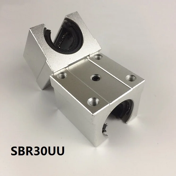 4 шт./лот SBR30UU открытый тип 30 мм линейный шариковый подшипник раздвижной блок для