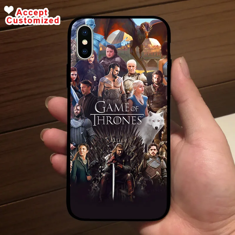 

Game Throne Cover for Samsung Galaxy Note 8 9 S6 S7 Edge S8 S9 S10 S10E Plus Case for iPhone X XS Max XR 7 8 6 6S Plus 5 5S SE