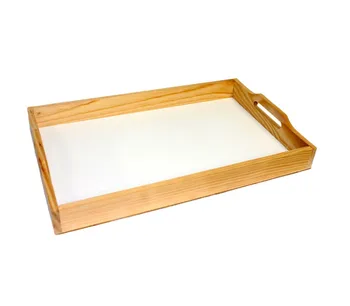 

Wooden Tray with handles 31x22x4 cm