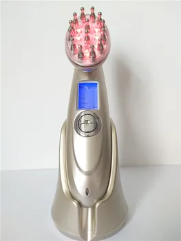 

Fast Shipping Rechargeable Laser Hair Restoration Comb Electronic Vibration Comb Massager
